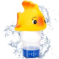 Magicfun Dispensador Cloro Flotante- Dispensador de Cloro Pastillas Grande Dispensador Químicos Ajustable para Piscina…